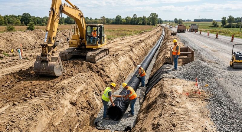 Drainage Trench Installation in Salt Lake City, UT