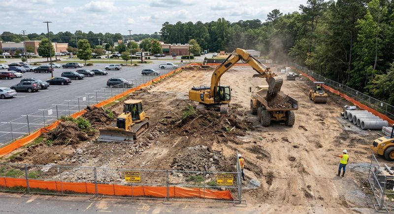 Parking Lot Site Preparation in Atlanta, GA