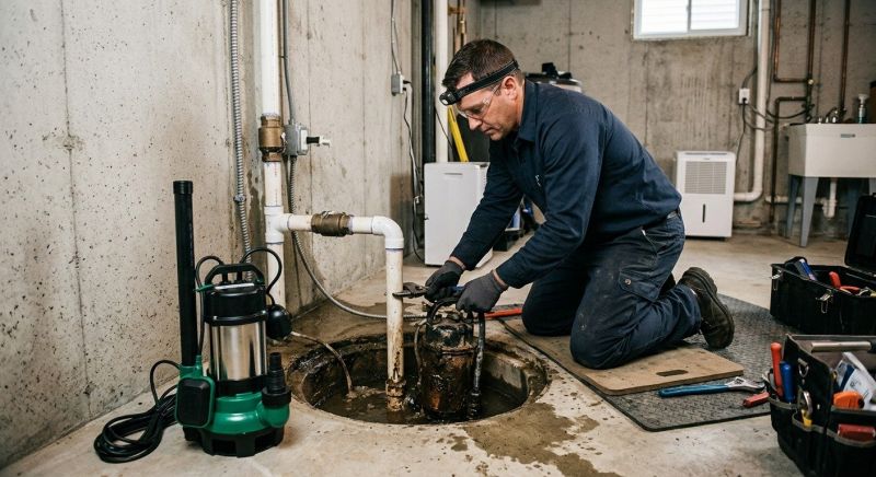 Sump Pump Relocation in Providence, RI