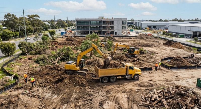 Commercial Land Clearing in Katy, TX