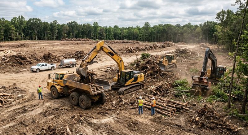 Commercial Site Clearing in Katy, TX