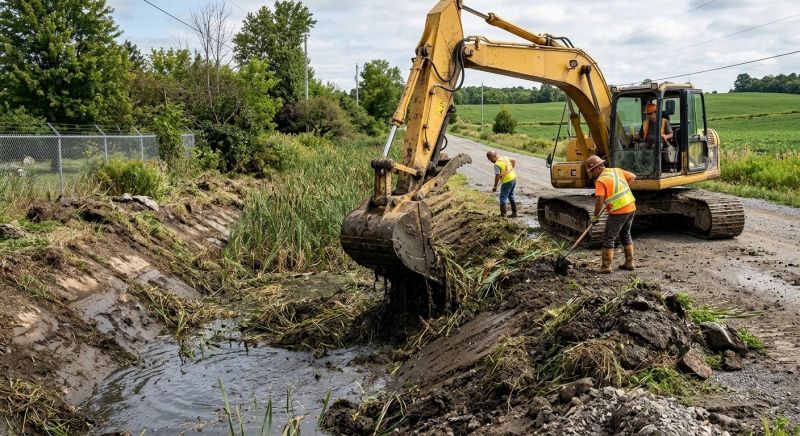 Drainage Ditch Excavation in Salt Lake City, UT