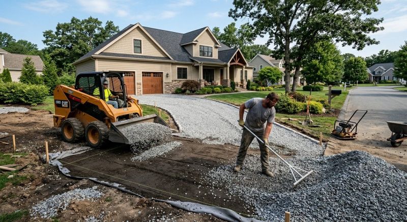 Gravel Pouring in Calvert County, MD