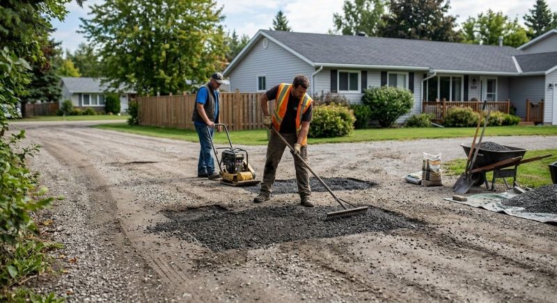 Gravel Spreading in Calvert County, MD