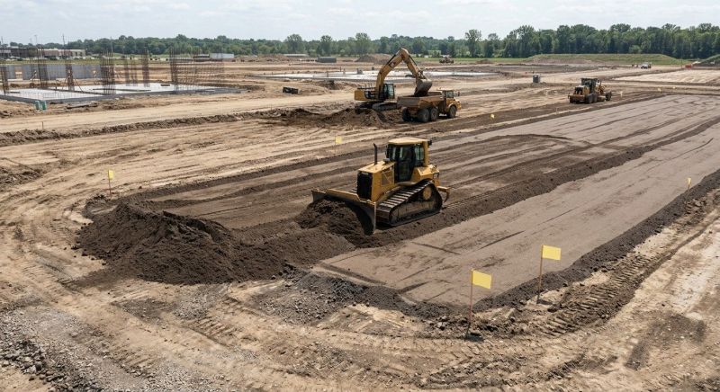 Parking Lot Excavation in Cumming, GA