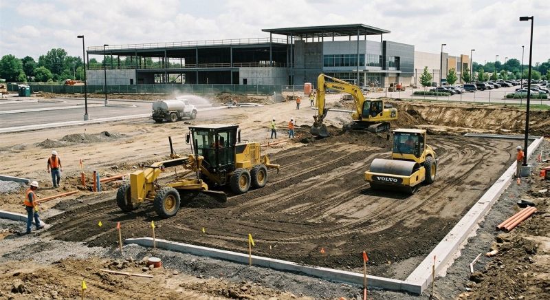 Parking Lot Excavation in Buford, GA