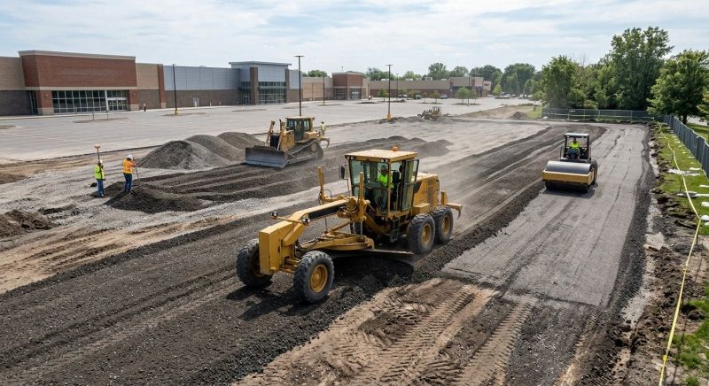 Parking Lot Leveling in Orem, UT