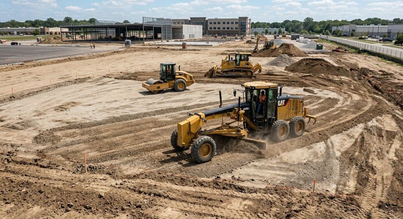 Parking Lot Leveling in Conroe, TX