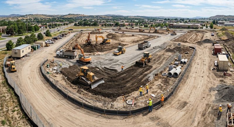 Parking Lot Site Preparation in Salt Lake City, UT