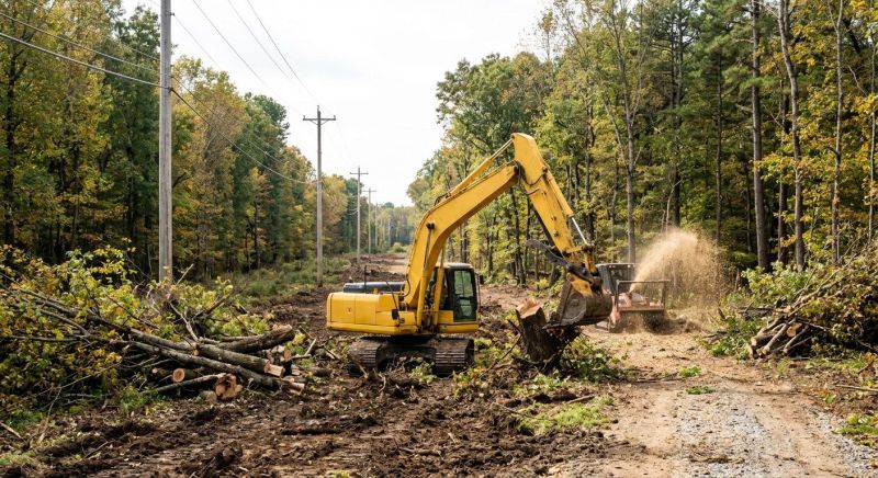Pine Tree Clearing in Katy, TX