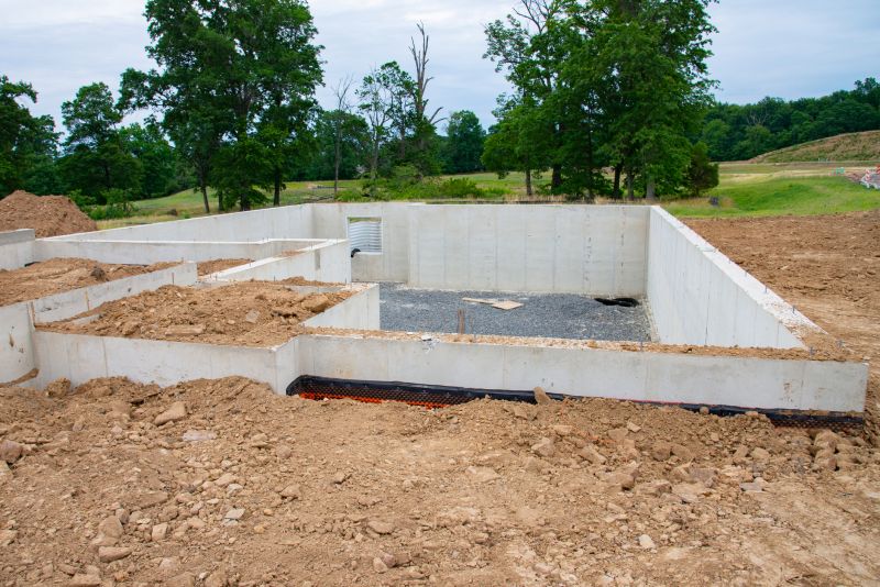 Completed Rock Base Foundation