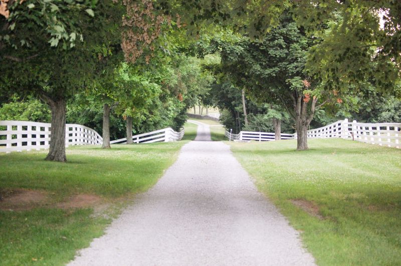 Completed Rock Base Driveway