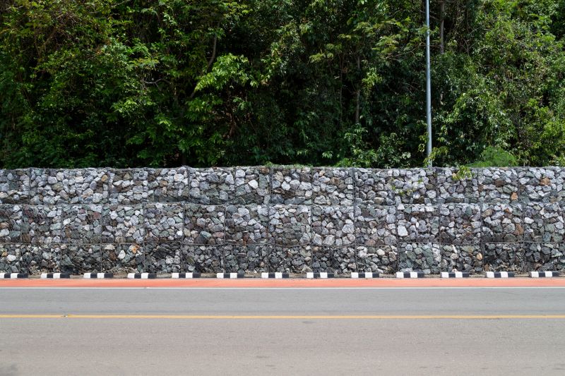 Rock Base Retaining Wall